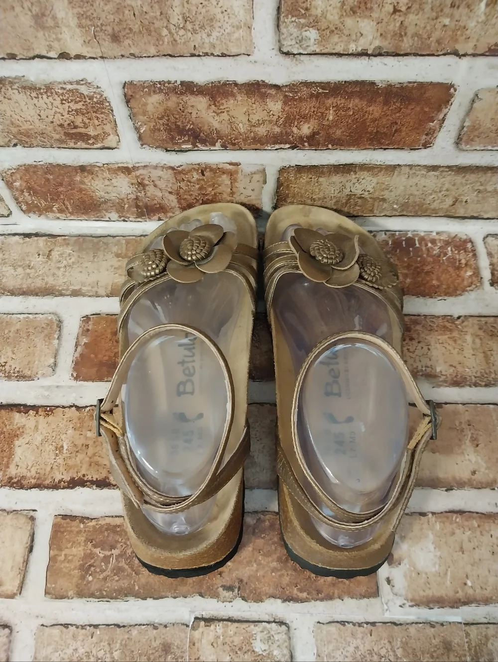 Pre-owned Betula By Birkenstock Floral Ankle Strap Sandals - Picture 5 of 10